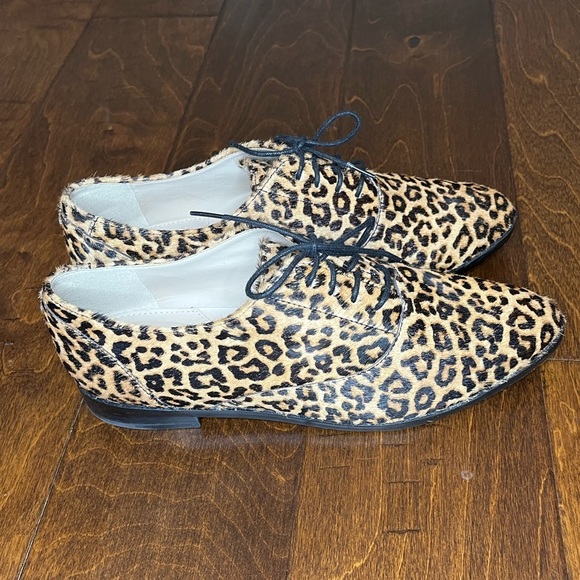 Women’s Cole Haan Fernanda Zero Grand Animal Print Oxford Size 7.5 - Picture 4 of 8